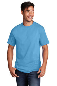 Port & Company PC54 100% Cotton 5.4oz Solid Colors T-Shirt Soft Plain Tee S-6XL