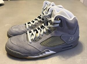 Nike Jordan 5 Wolf Grey Size 13 Excellent