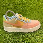 Nike Air Force 1 LV8 Womens Size 6 Pink Blue Athletic Shoes Sneakers DM0984-700