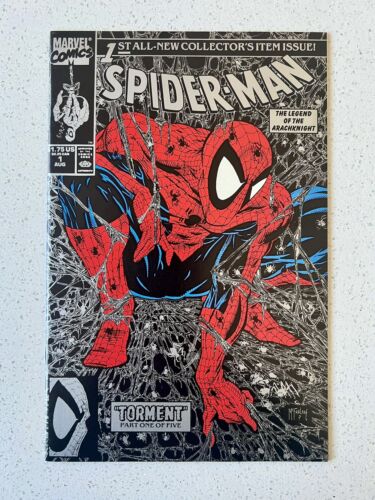 Spider-Man #1 Silver Edition- Todd McFarlane Key Issue!