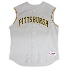 Vintage Pittsburgh Pirates Sleeveless Authentic Majestic Jersey Size 54 MLB