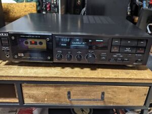 AKAI GX-73 3-Head Cassette Deck Simple Oparation confirmed For repair AS-IS
