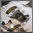 Airborne t-shirt military Paratrooper army special ops night vision goggles tee