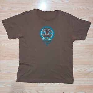 Phish Summer 2009 Tour T-Shirt XL Brown Official Merch