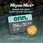 Miyoo Mini Plus / V2 / V3 / V4 256GB SD Onion 4.3 Drastic, More! Fully Config-ed
