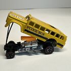 VINTAGE 1970 HOT WHEELS REDLINE THE HEAVYWEIGHTS YELLOW S'COOL SCOOL BUS -