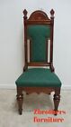 Antique Victorian Throne Chair Carved Oak Church Chapel Masonic A
