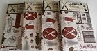RUSTIC LODGE Vinyl Tablecloth Assortment  THE GREAT OUTDOORS,GONE FISHING,CABINS