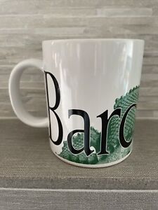 Starbucks Coffee Cup Barcelona Spain City Mug Collector Series 18 Ounce Ceramic