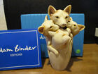 Harmony Kingdom Artist Adam Binder Out Foxed Family of Foxes Box UK Figurine SGN