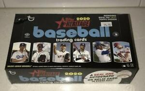 2020 Topps Heritage Factory Sealed Hobby MLB Baseball Box 24 Packs