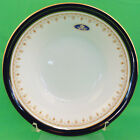 LEIGHTON by Aynsley Soup / Cereal Bowl NEW NEVER USED 24kt-Cobalt made  England