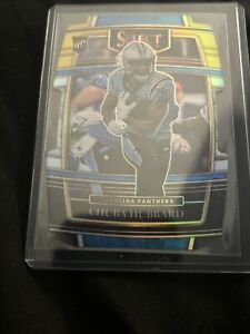 New Listing2021 Panini Select Chuba Hubbard Concourse Yellow Green Die-Cut RC #76 Panthers