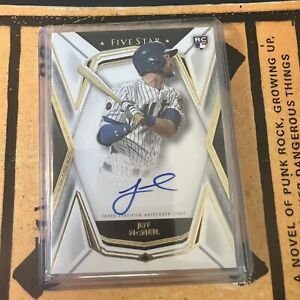 2019 Topps Five Star Jeff McNeil Auto New York Mets Autograph RC