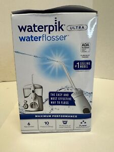 New ListingWaterpik Ultra Dental Easy Water Flosser 6 Tips & 10 Settings WP-100W White
