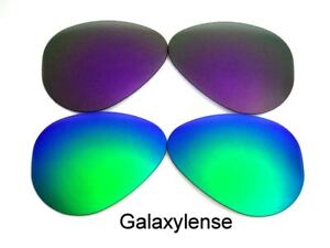 Galaxy Replacement Lenses Ray Ban RB3025 Aviator Green/Purple 58mm Polarized