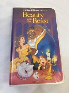 Rare Vintage Beauty and The Beast VHS 1992 Black Diamond Classic Disney 1325