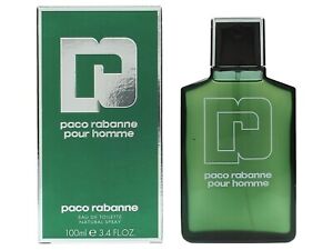 PACO RABANNE pour homme Cologne 100ml, 3.4 FL oz EDT For Men New in Box