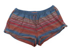 Vtg 70s 80s Stripes Southwestern Boho Short Shorts Medium Large Hippie Hot Booty