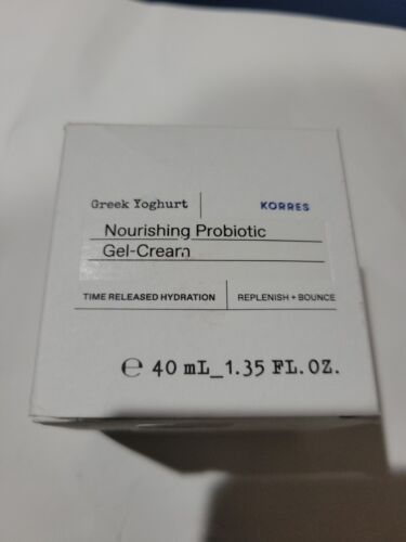 Korres Greek Yoghurt Nourishing Probiotic Gel-Cream 40 ml Facial Moisturizer NIB
