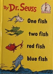 NEW - One Fish two fish red fish blue fish, Dr. Seuss (Hardback 1988)
