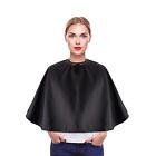 Black Makeup Cape Chemical Water Proof Beauty Salon Shorty Smock for Clients