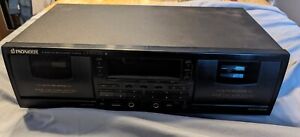 Pioneer CT-W703RS Auto Reverse Dual Cassette Tape Deck Record Dolby Works @TD
