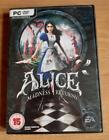 ALICE : MADNESS RETURNS windows7, SP1VISTA WITHSP2,WINOWS XP WITH SP3 2011