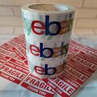 3 Rolls of eBay Branded Packaging Shipping Tape with Color Logo 75Yds x 2 in.