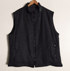 Corneliani ID Vest Reversible Men's XXL? Full Zip Dark Gray Wool Made in Italy