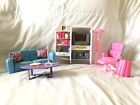 Barbie So Real So Now Family Room PlaySet Mattel 1998 67553-93