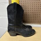 Ariat Western Black Leather Mens Boots Size 11 D Pull On Cowboy