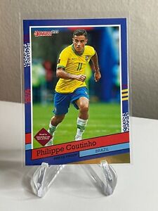 Philippe Coutinho GOLD Press Proof 1991 TRIBUTE 2021-22 Panini Donruss World Cup
