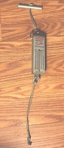 - Vintage Hanging Travel Weight Scale - Salter Balance Baggage Scale