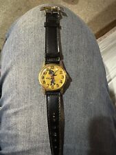 Old Antique Swiss Made Joan Walsh Anglund Shooting Cowboy Watch, Wolfpit Ent.