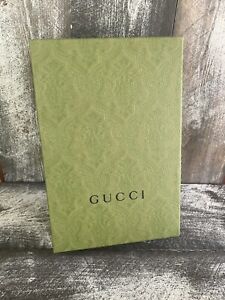 Authentic empty green Gucci gift box magnetic close 10 1/2 by 7