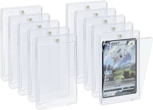 35 Pt One Touch Magnetic Trading Card Holder UV Protection-Pack of 10