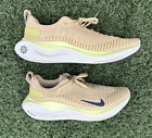 Nike REACTX INFINITY RUN 4 Men's 10.5 Running Shoes NEW Sesame Gold DR2665-200