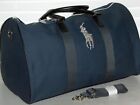 RALPH LAUREN FRAGRANCES Men's Silver Big Pony Polo Duffle Travel Bag, NAVY BLUE