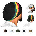 Rasta Tam Cap Hat Roots Reggae Jamaica Marley Dreadlocks Rastacap Selassie L/XL