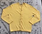 Vintage Yellow 100% Chashmere Braemar Made In Scotland Cardigan Women’s