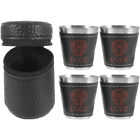 New ListingStainless Steel Shatterproof Drinking Glasses Cup Set 4Pcs