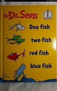 One Fish Two Fish Red Fish Blue Fish Dr. Seuss Hardcover 1960, 1988
