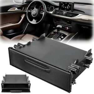 Single Din Car auto Dash Radio Installation Pocket Kit Storage Box Universal