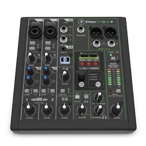 Mackie ProFX6v3+ 6-Ch Analog Mixer with Enhanced FX, USB Recording and Bluetooth