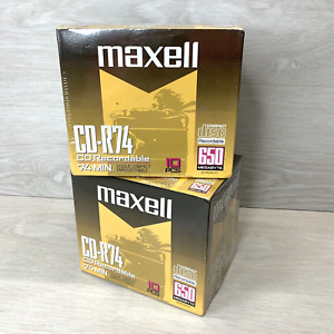 Maxell CD-R 74 650 MB 74 Minute Premium Grade Compact Discs 2 Packs of 10