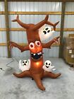 7ft Gemmy Airblown Inflatable Prototype Halloween Ghost Trio in Tree #226844