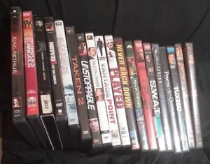 Lot Of 19 Action And Adventure Dvds (21 Movies) Brad Pitt Brendan Fraser + More