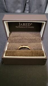 Mens Gold Wedding Band 14kt Gold Jared Jewelry W/Box!