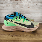 Nike Mens Pegasus Trail 2 Barely Volt Green Black Gum Running Sneakers size 10